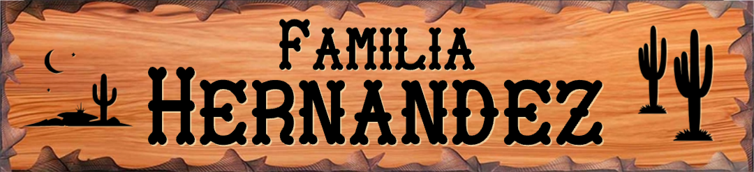 Desert Custom Cactus Wood Sign